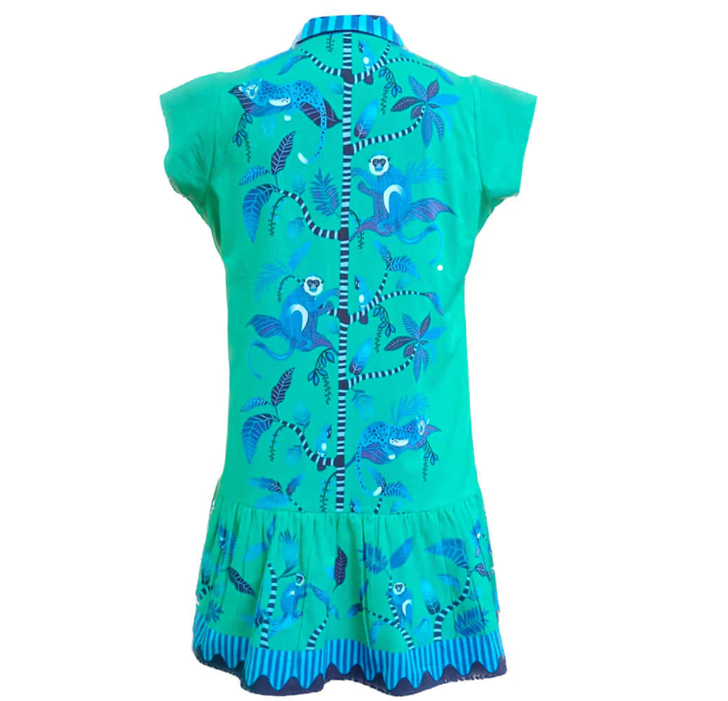 Islapayal Havana Dress - Menagerie Green