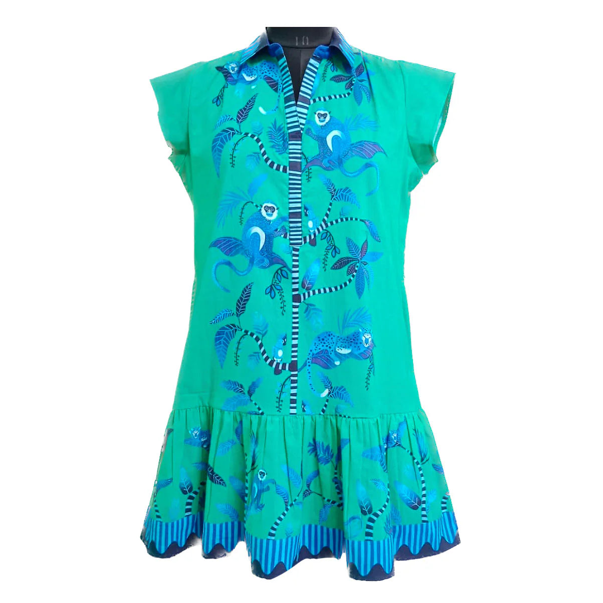Islapayal Havana Dress - Menagerie Green