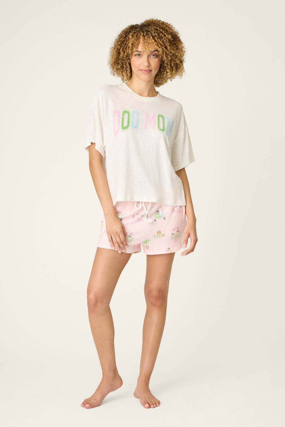 P.J. Salvage Pupcation Short Set - Palms