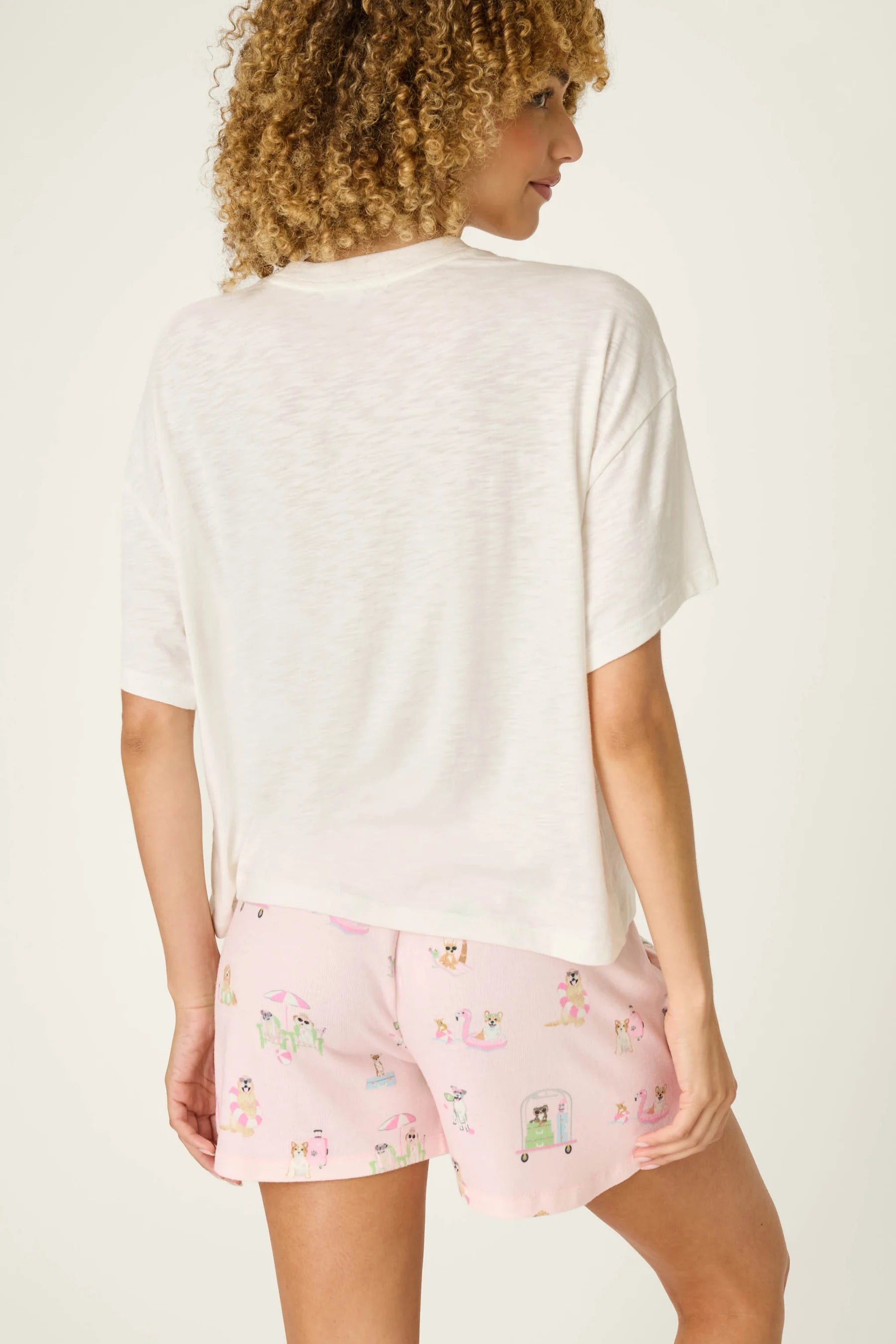 P.J. Salvage Pupcation Short Set - Palms