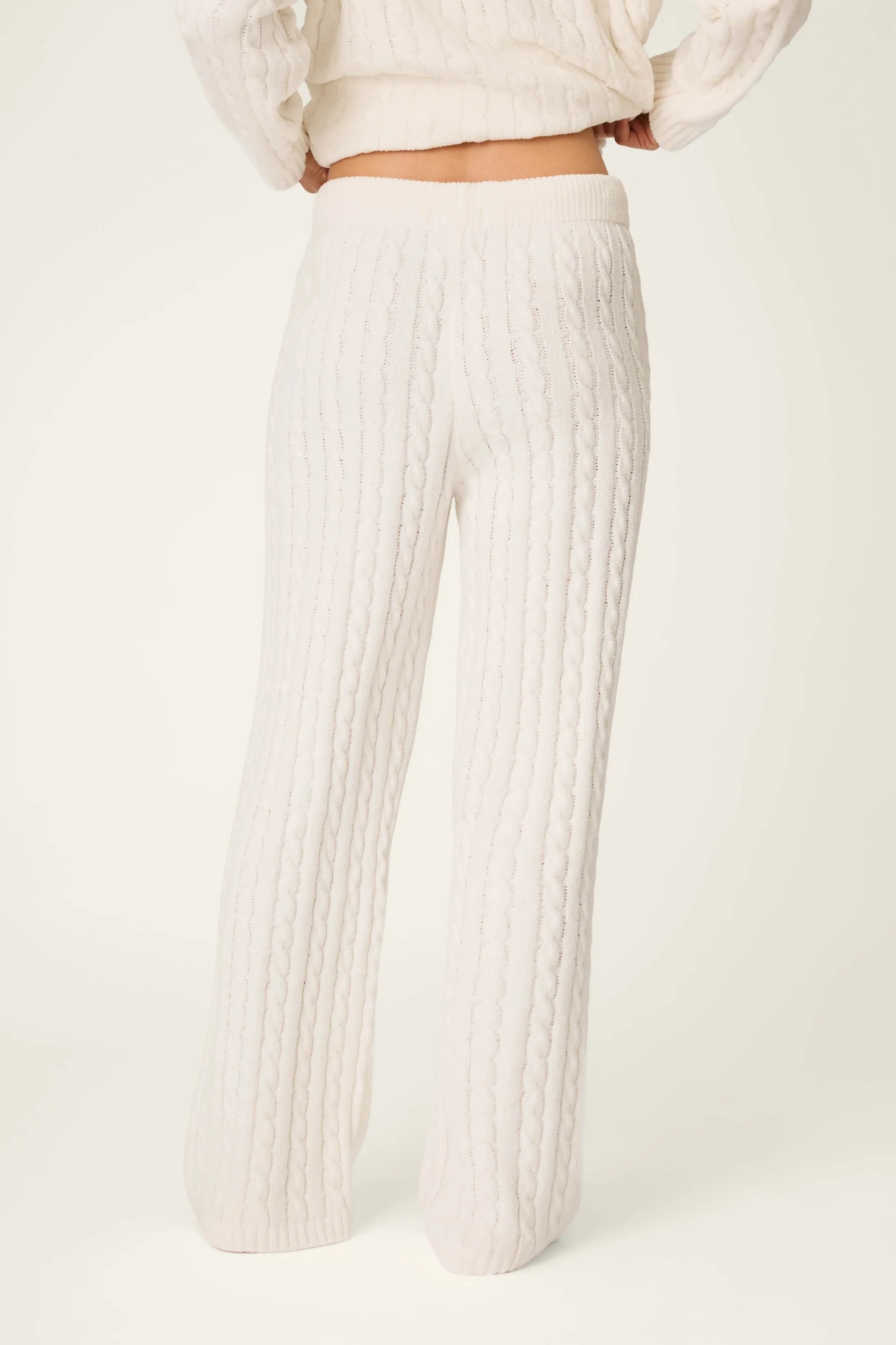 P.J. Salvage Cozy Chenille Cable Knit Set | Ivory