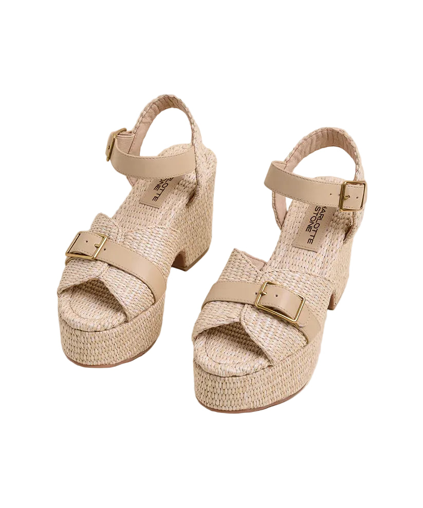 Charlotte Stone Raf Sandal - Natural