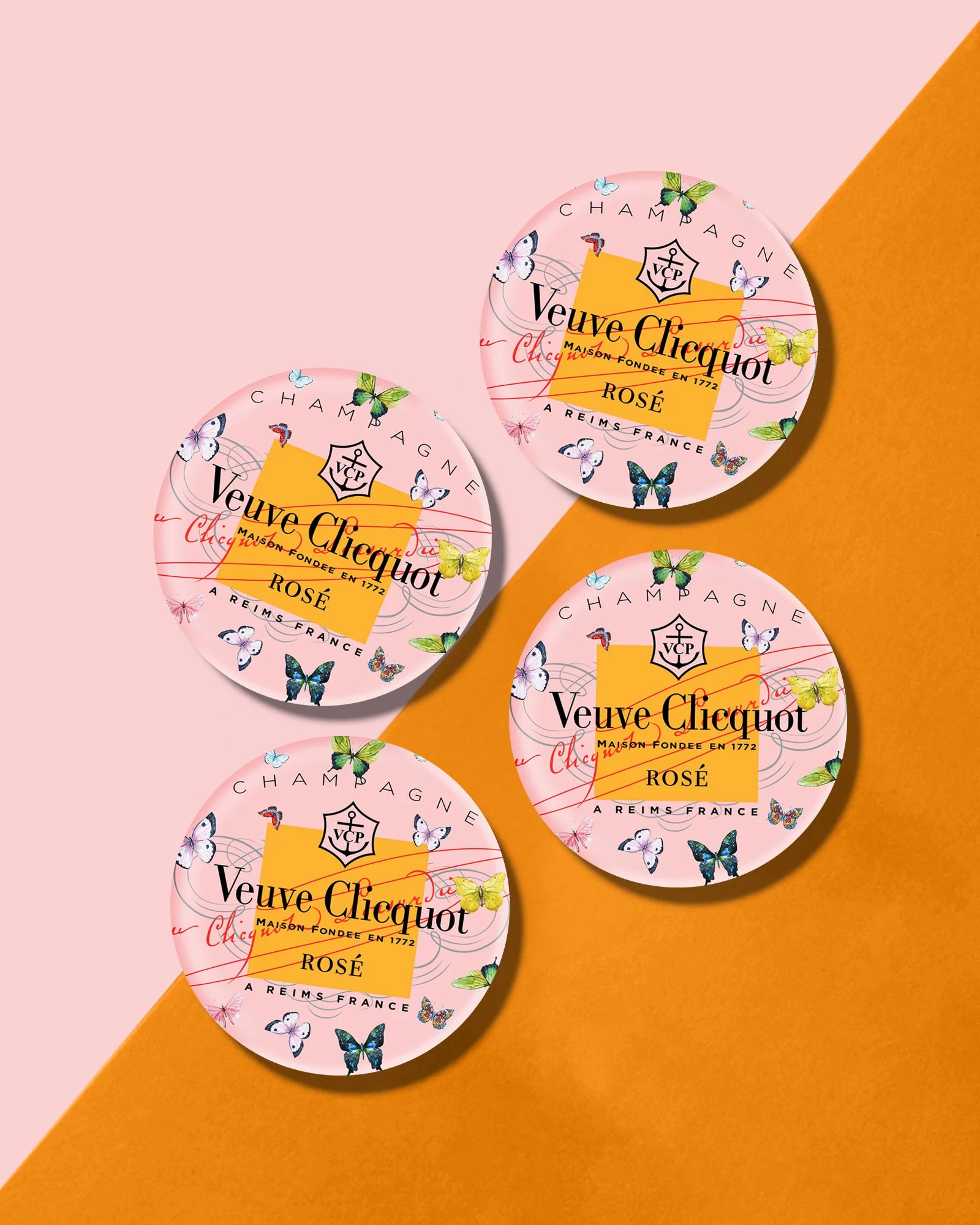 Tart by Taylor Acrylic Coasters - (six variants)