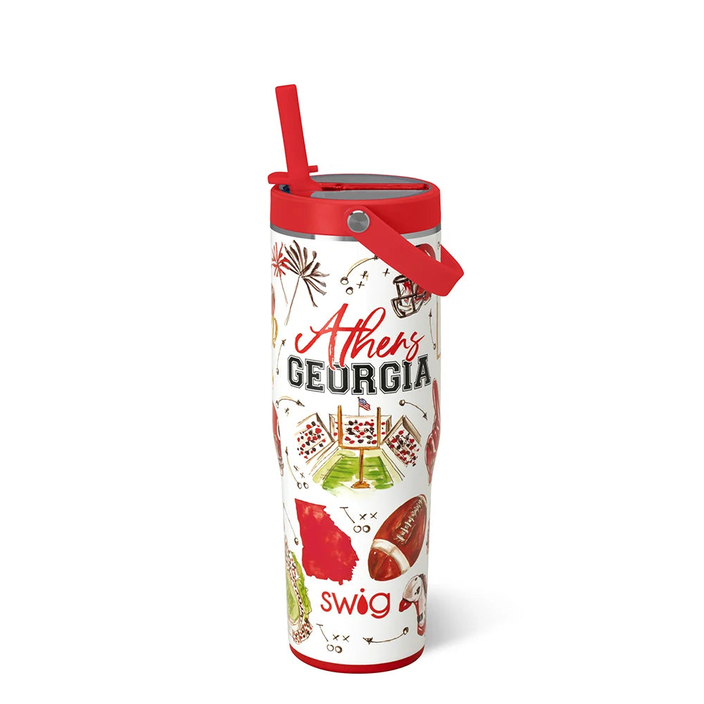 Swig Tailgates in Athens Leakproof 30oz Tumbler