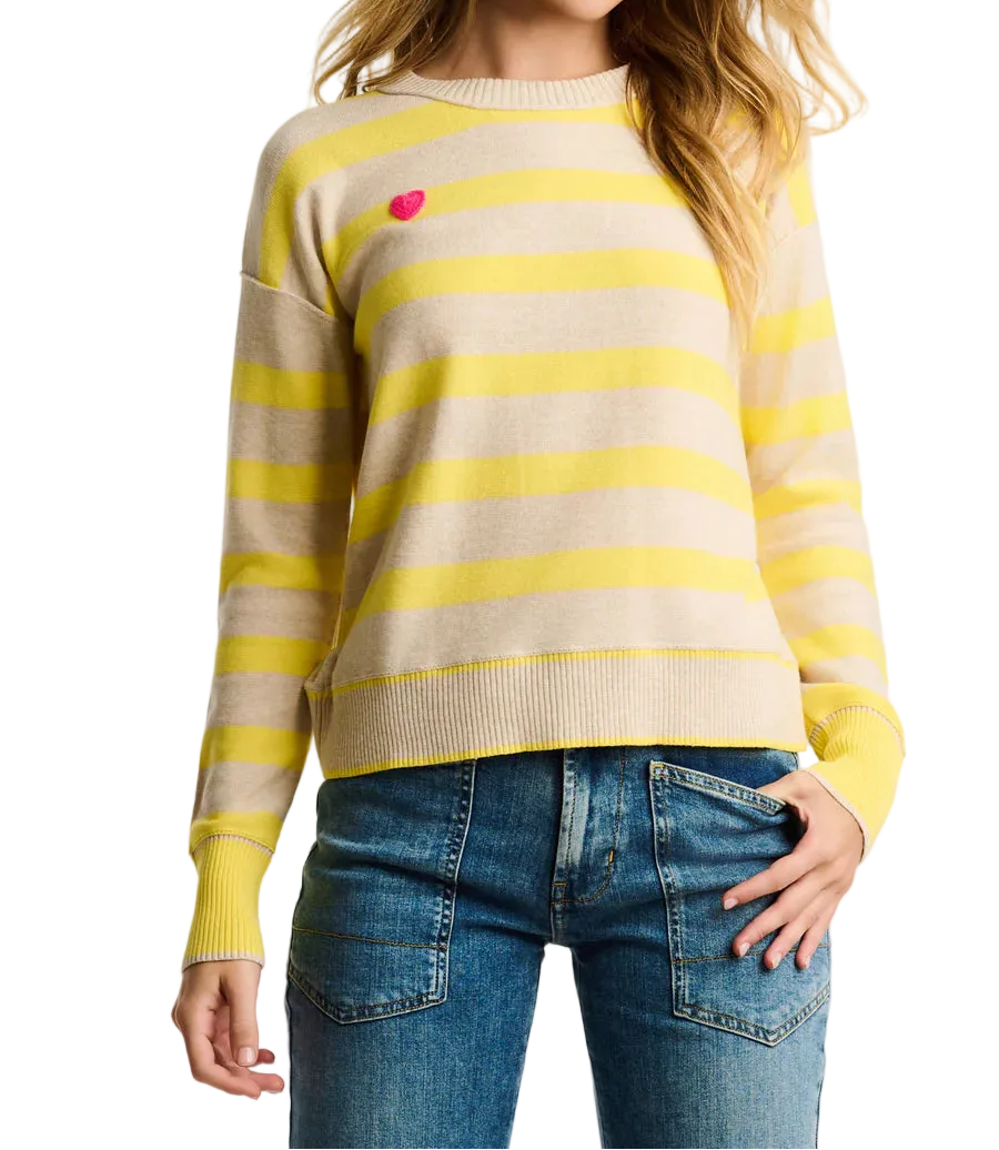 Lisa Todd Subtle Love Sweater - Almond/Butter