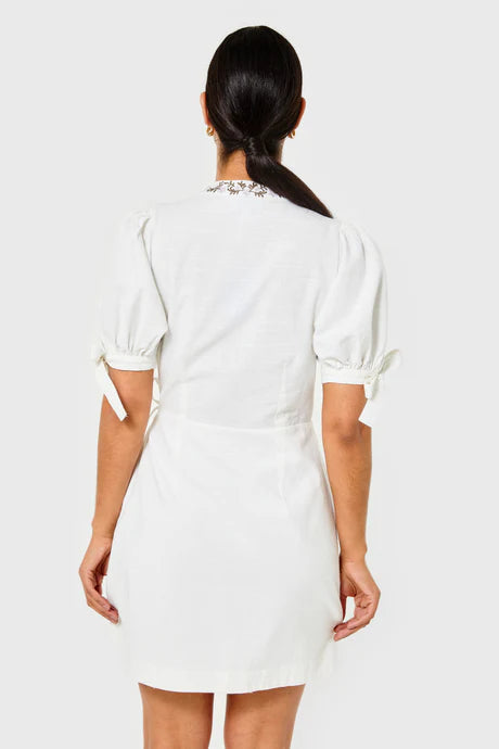 Cartolina Savannah Dress - Bright White