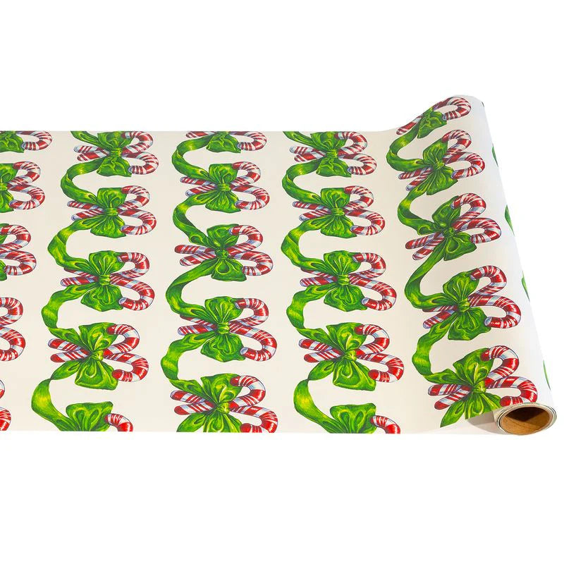 Festive Candy Cane Runner 20" x 25'
