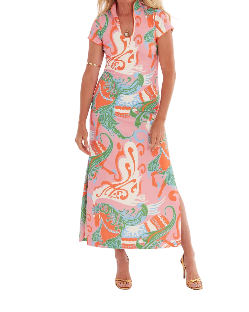 CK Bradley Tarpon Dress - Nouveau Guava