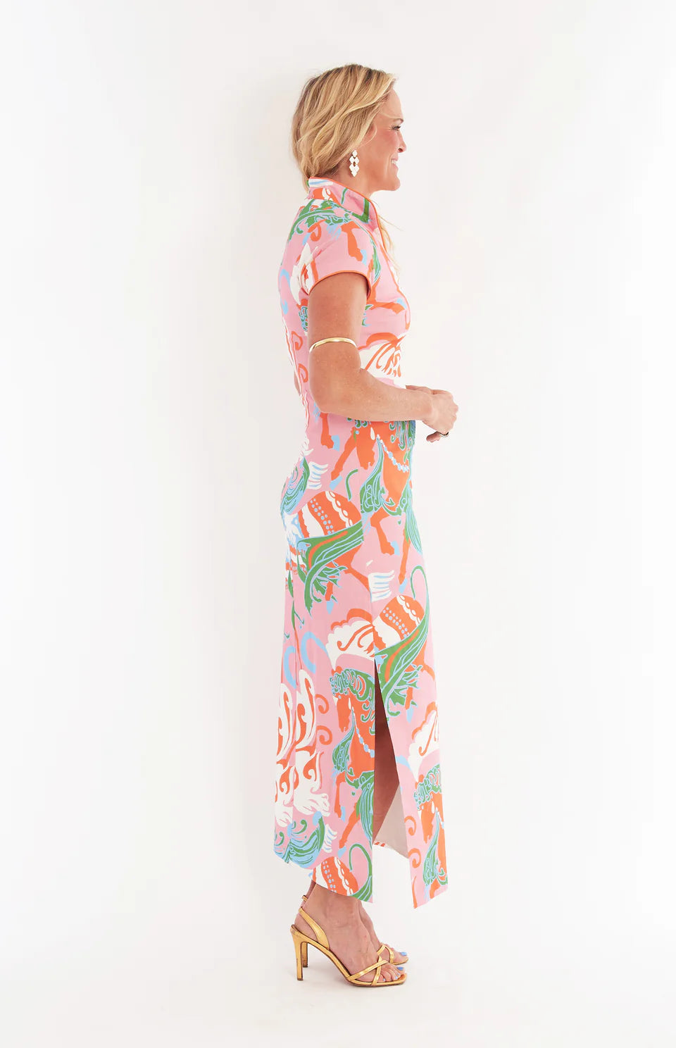 CK Bradley Tarpon Dress - Nouveau Guava