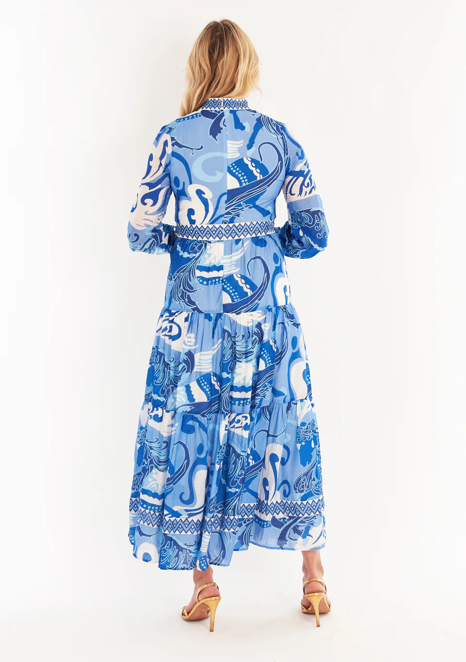 CK BRADLEY Annabelle Maxi Long Sleeve - Nouveau Lapis