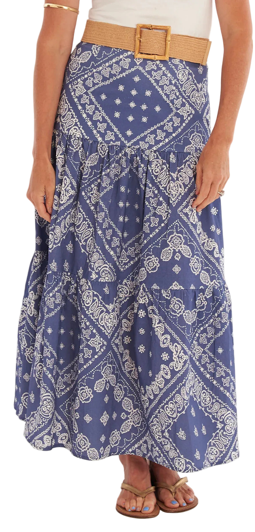 CK BRADLEY Samana Skirt - Bandana Navy