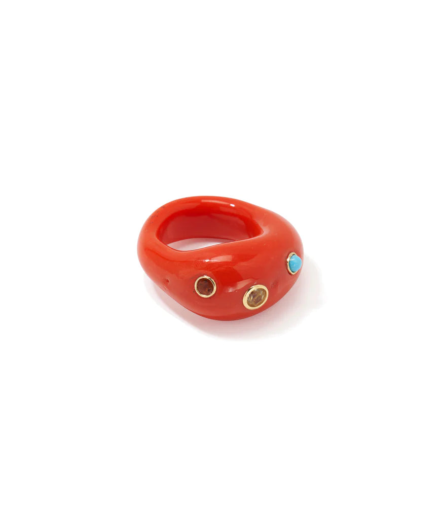 Lizzie Fortunato Ring in Red Hot - Size 8