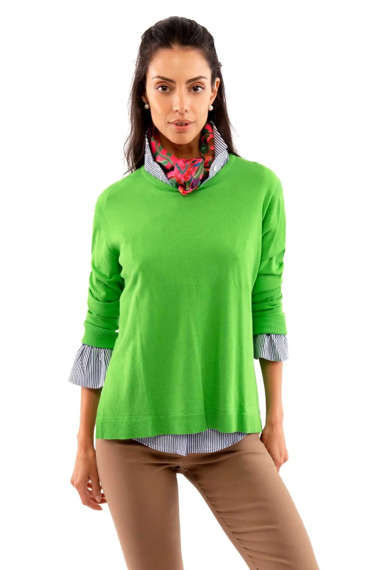Gretchen Scott Sneek A Peek Knit Sweater