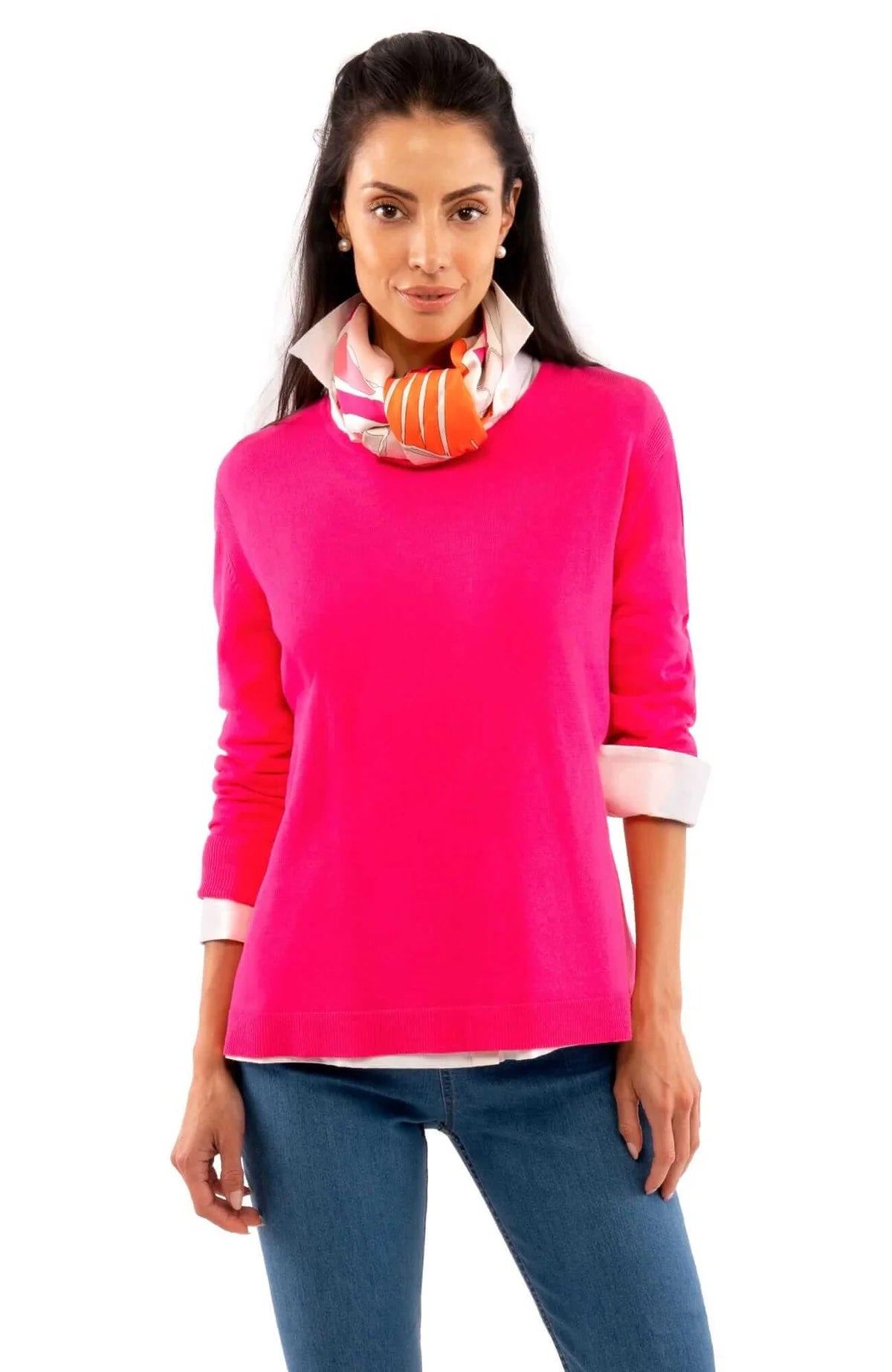 Gretchen Scott Sneek A Peek Knit Sweater
