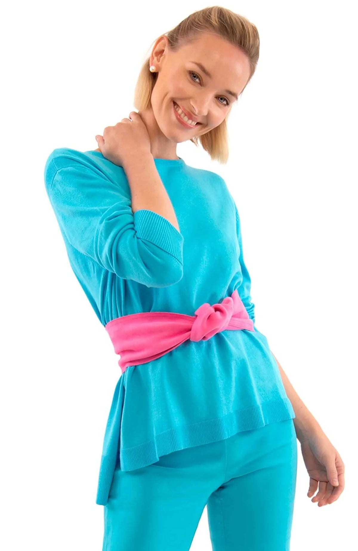 Gretchen Scott Sneek A Peek Knit Sweater