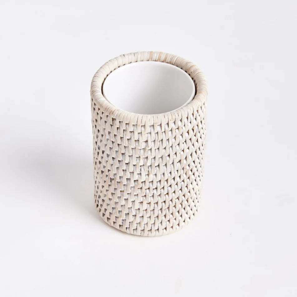 Burma Rattan Toothbrush Holder