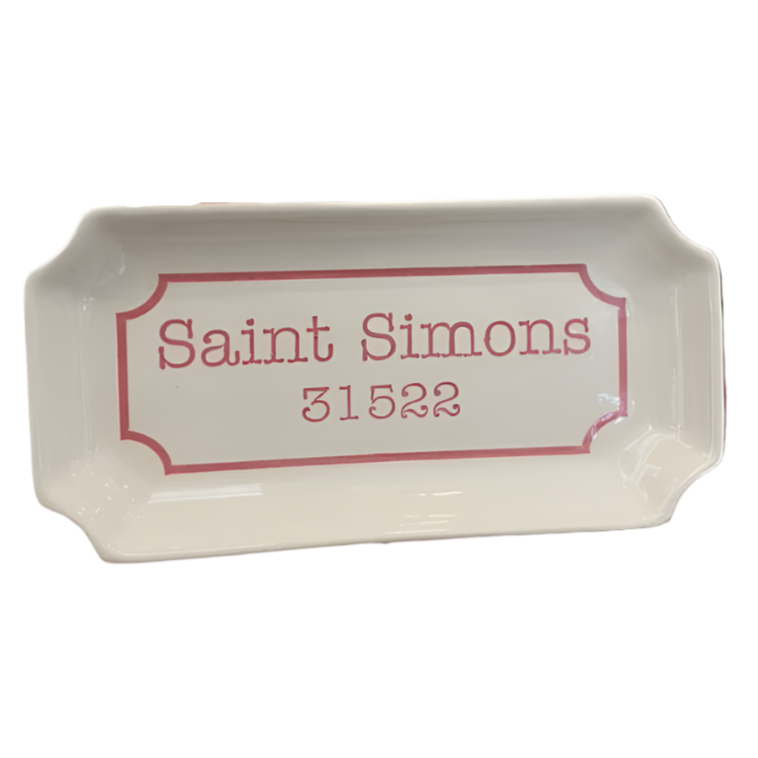 SSI or Sea Island Trinket Tray | Multiple Colors