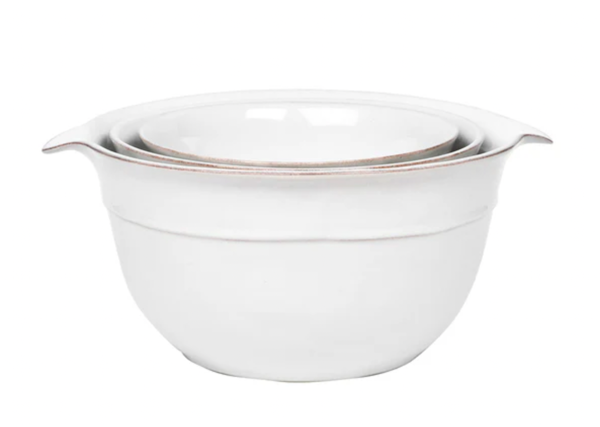 Juliska Puro Nesting Serving Bowl Set/3pc - Whitewash