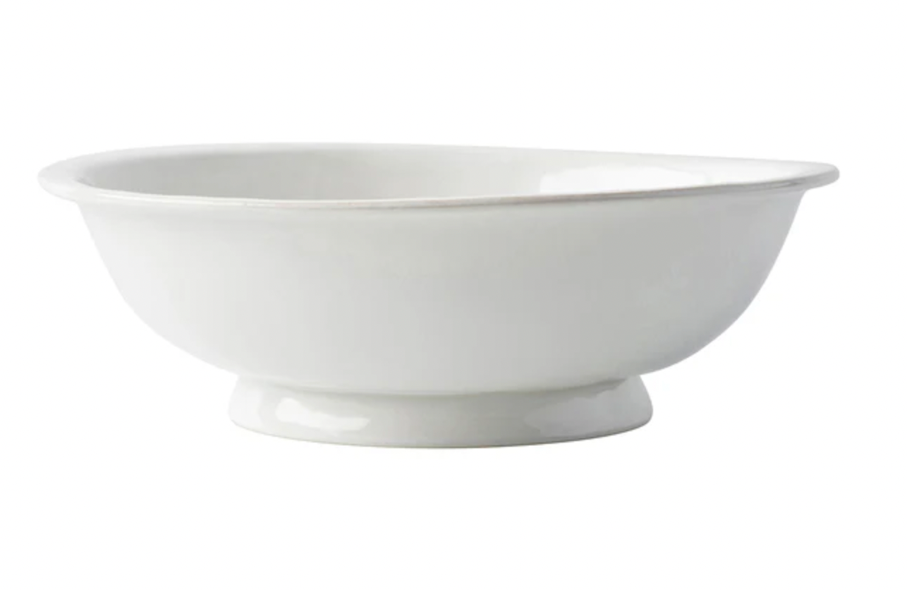 Juliska Puro Footed Fruit Bowl - Whitewash