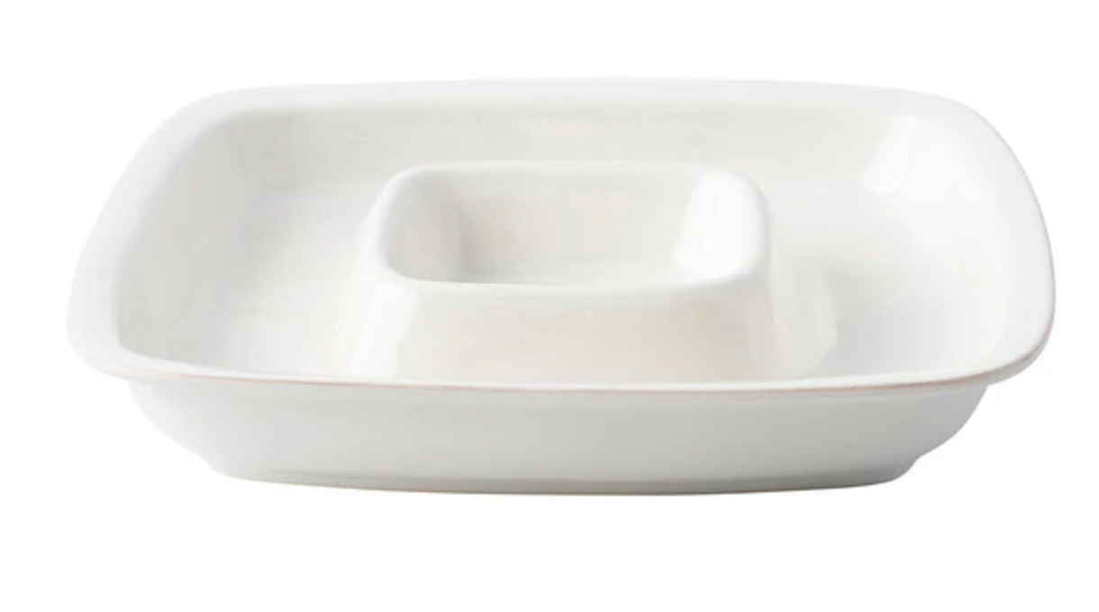 Juliska Puro Chip and Dip - Whitewash