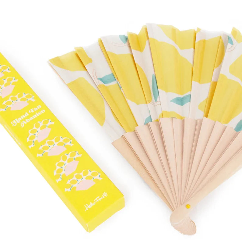 Citrus Breeze Hand Fan