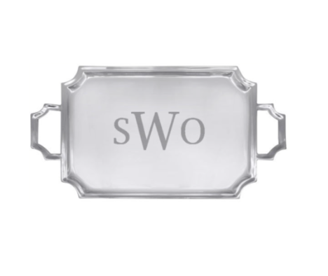 Mariposa Linzee Handled Serving Tray