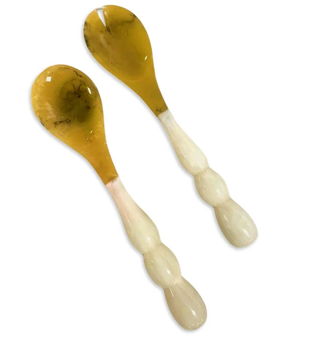 Beatriz Ball Resin Rio Bubble Salad Servers  - 5 Colors