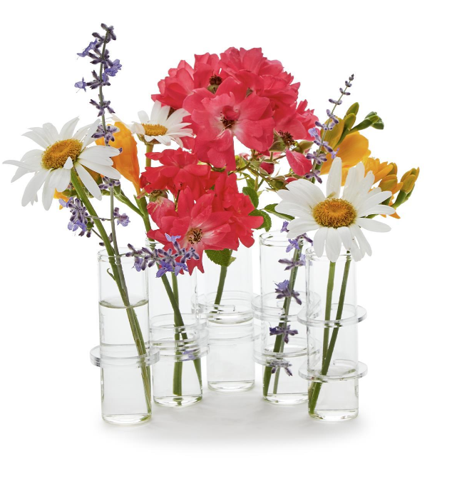 Hinged Tube Flower Vases/Arranger