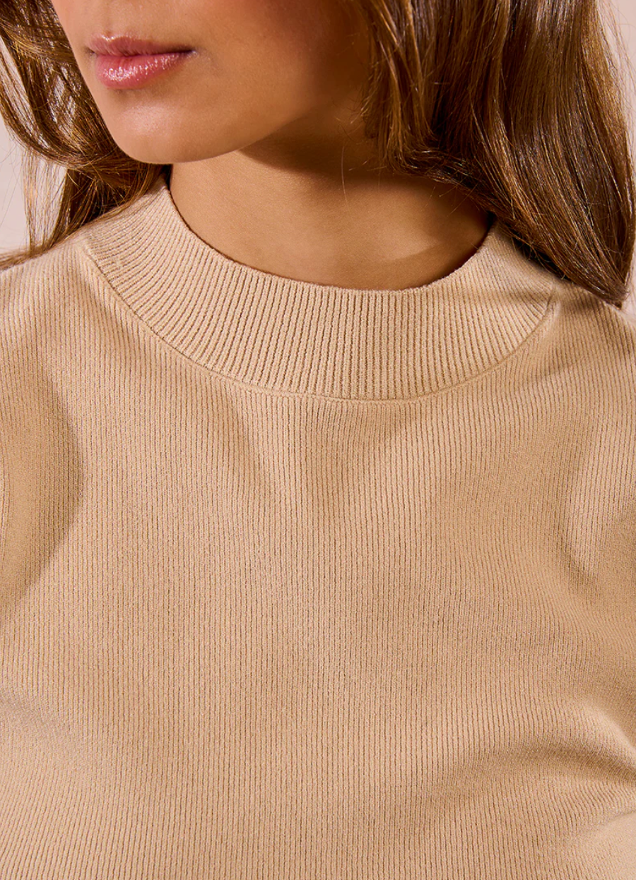 Mock Neck  Sweater - 3 Colors