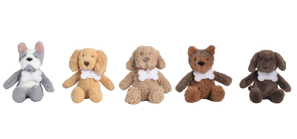 Mini Dog Breed Plush Pals - 5 Breeds