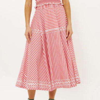 OLIPHANT Olivia Skirt - Sconset Red