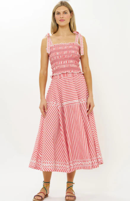 OLIPHANT Olivia Skirt - Sconset Red