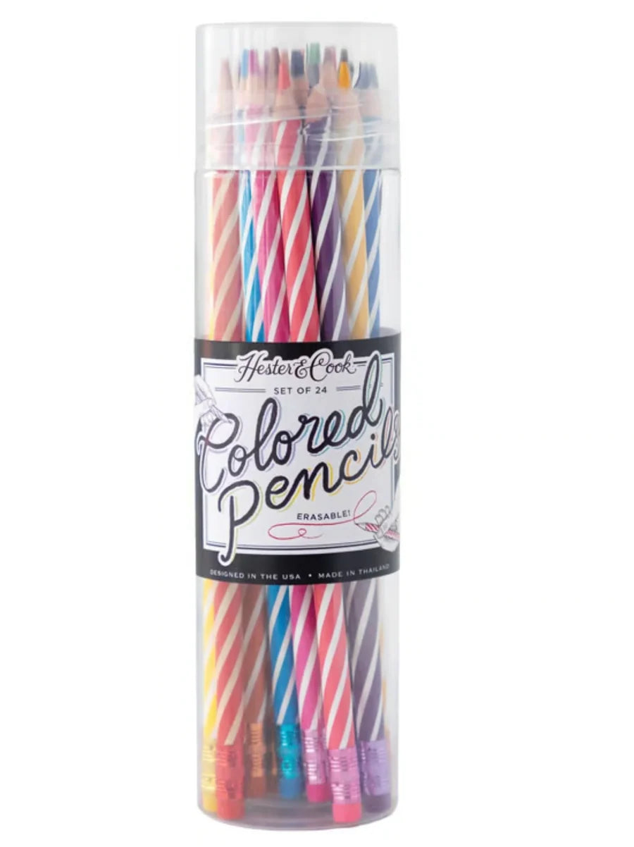 Hester & Cook Colored Pencils Set of 24