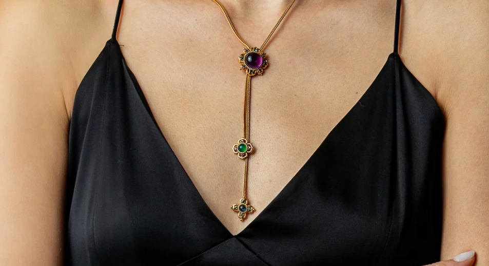 Capucine De Wulf  Contessa Bolero Necklace, 24"
