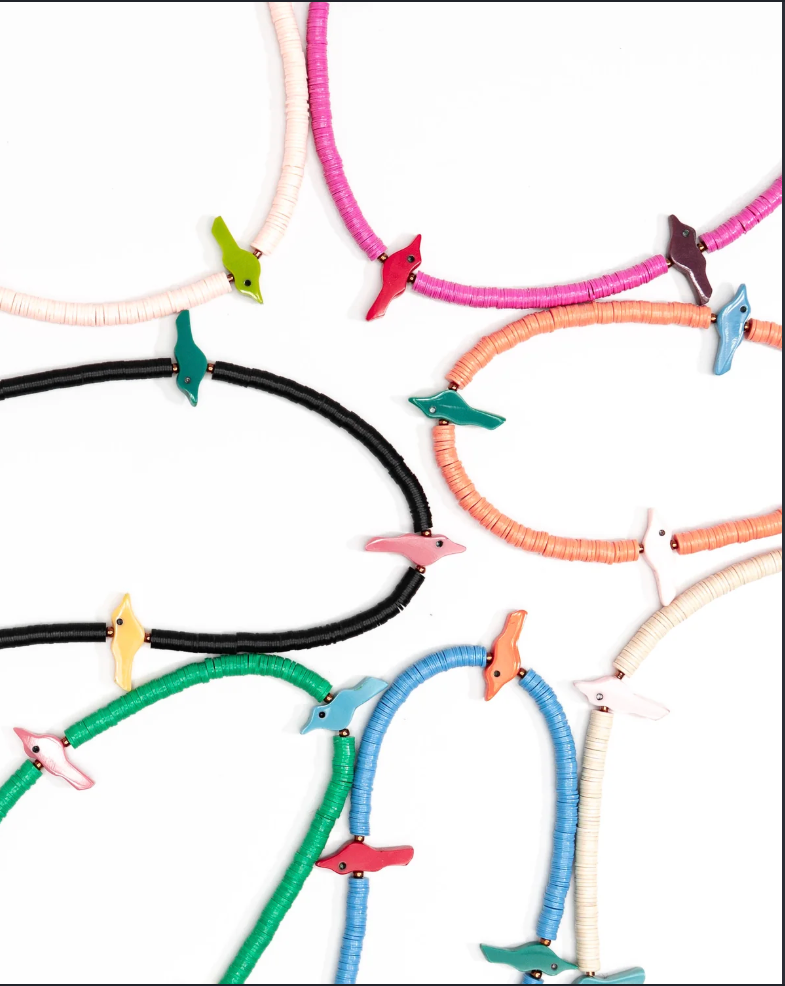 Short Bird Necklaces | Multiple Colors