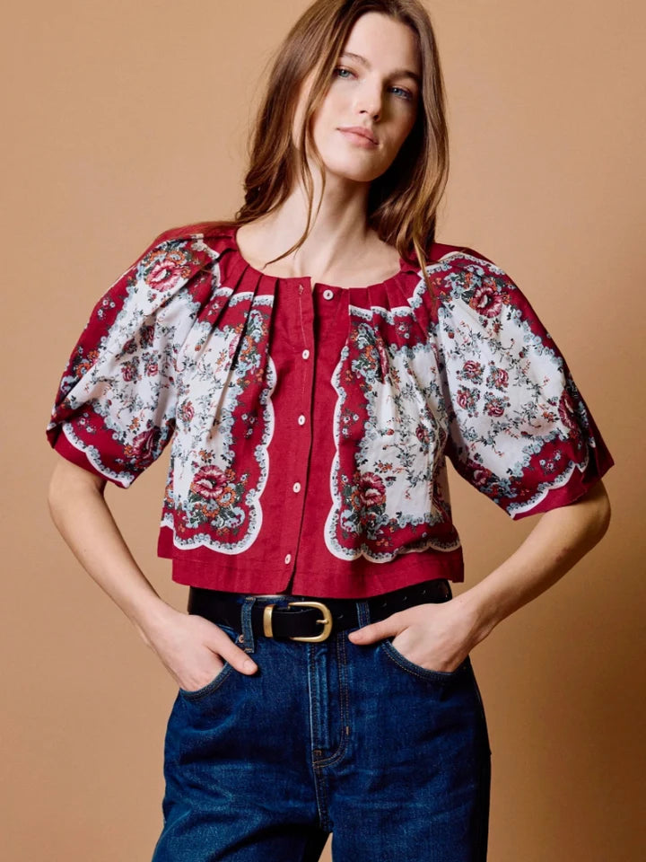 Cleobella Sylvia Top | Virelle Print