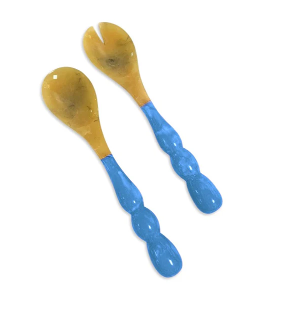 Beatriz Ball Resin Rio Bubble Salad Servers  - 5 Colors