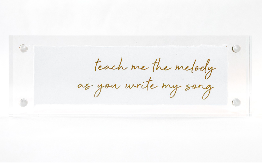 Scriptures in Acrylic Frames - 2x6 (five variants)