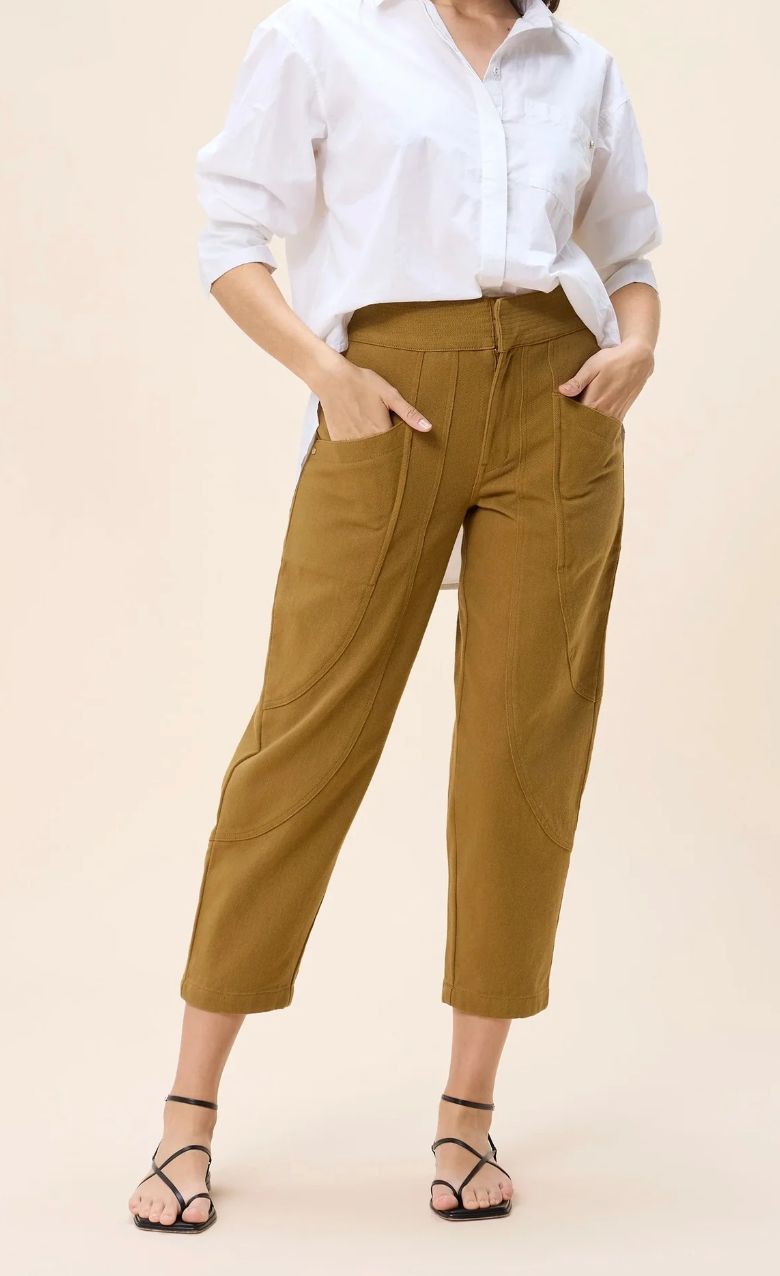 Cleobella Leo Pant - Dull Gold