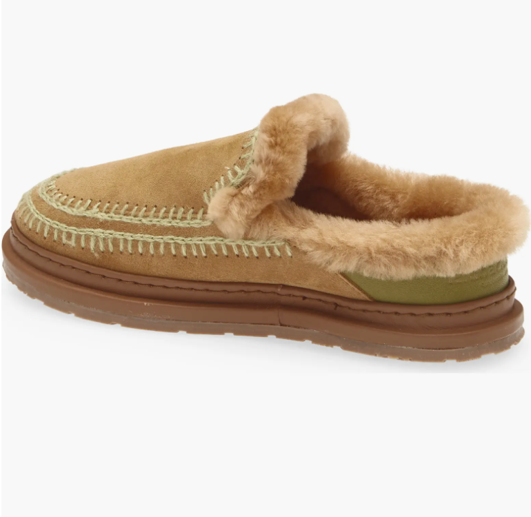 LaidBack London Saffron Suede Slipper - Olive
