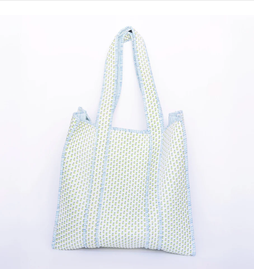 Abide Floral Tote Bag - 2 Sizes