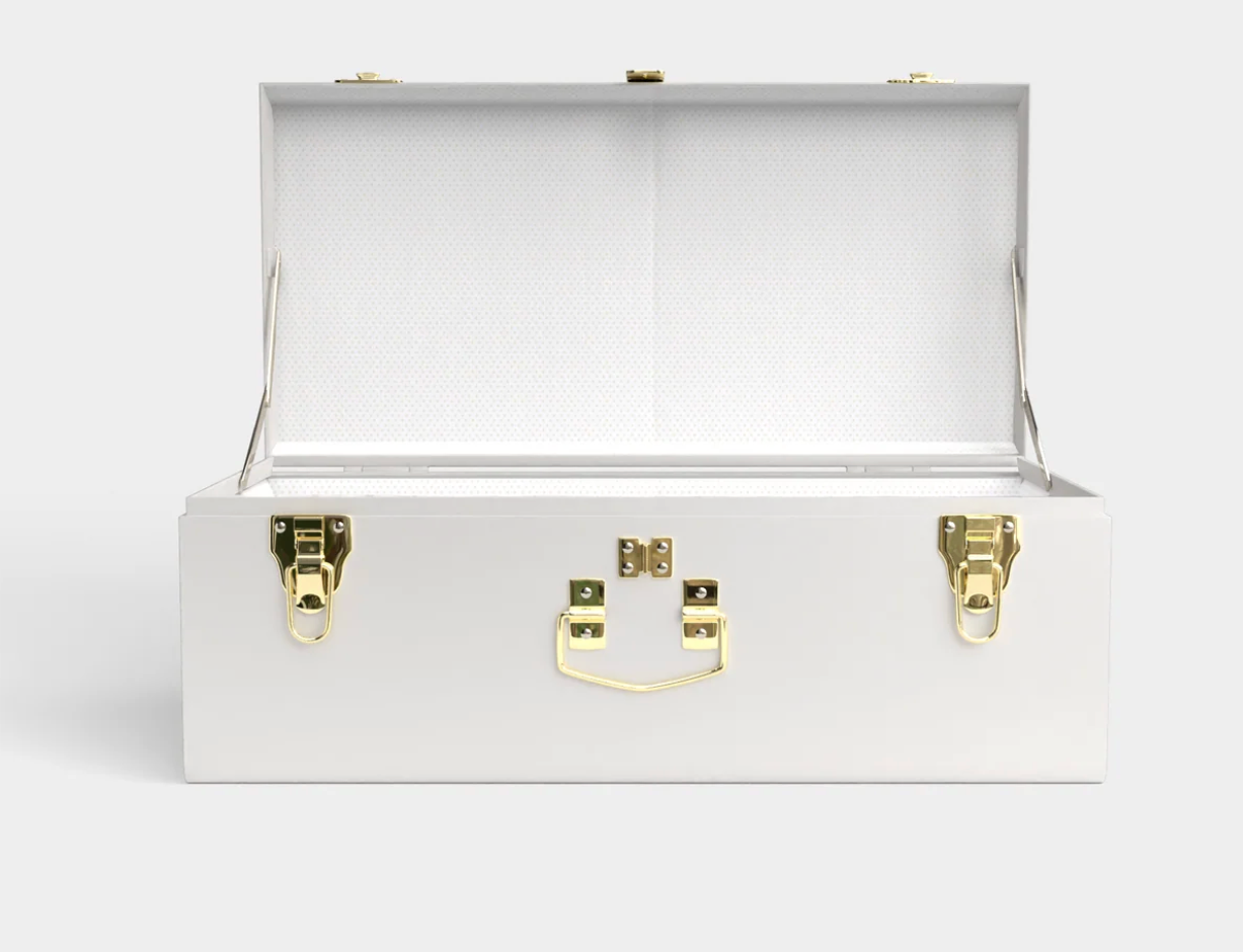 Baby Carriage Trunk - Mini White