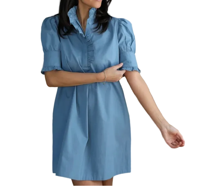 Navy Bleu Westport Dress | French Blue