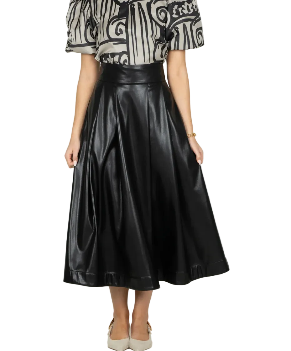 Emily McCarthy Dotty Skirt - Black