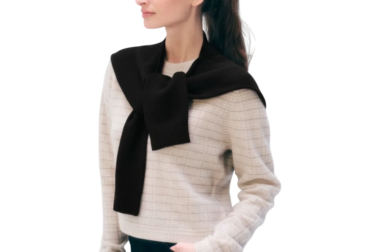 Cashmere Blend Sweater Scarf | 3 Colors