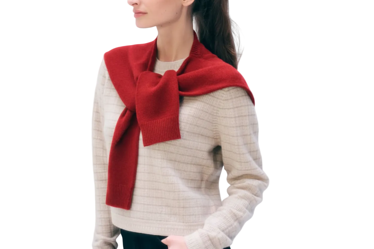 Cashmere Blend Sweater Scarf | 3 Colors