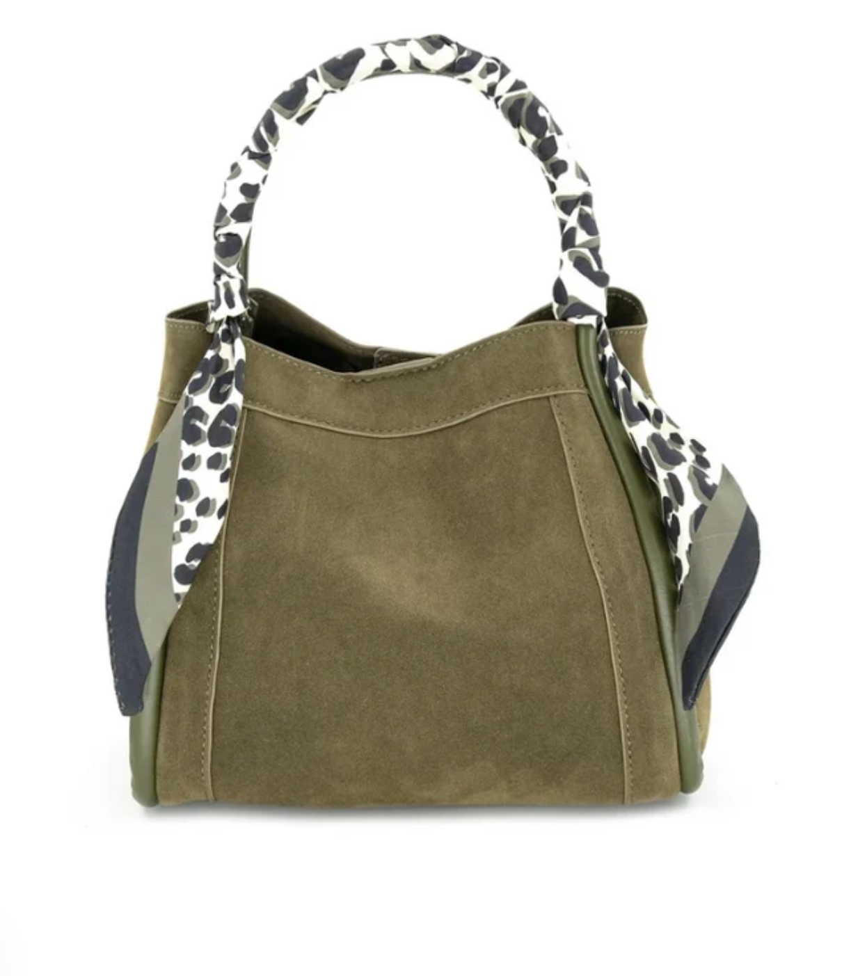 Gianna Suede Bag | Olive