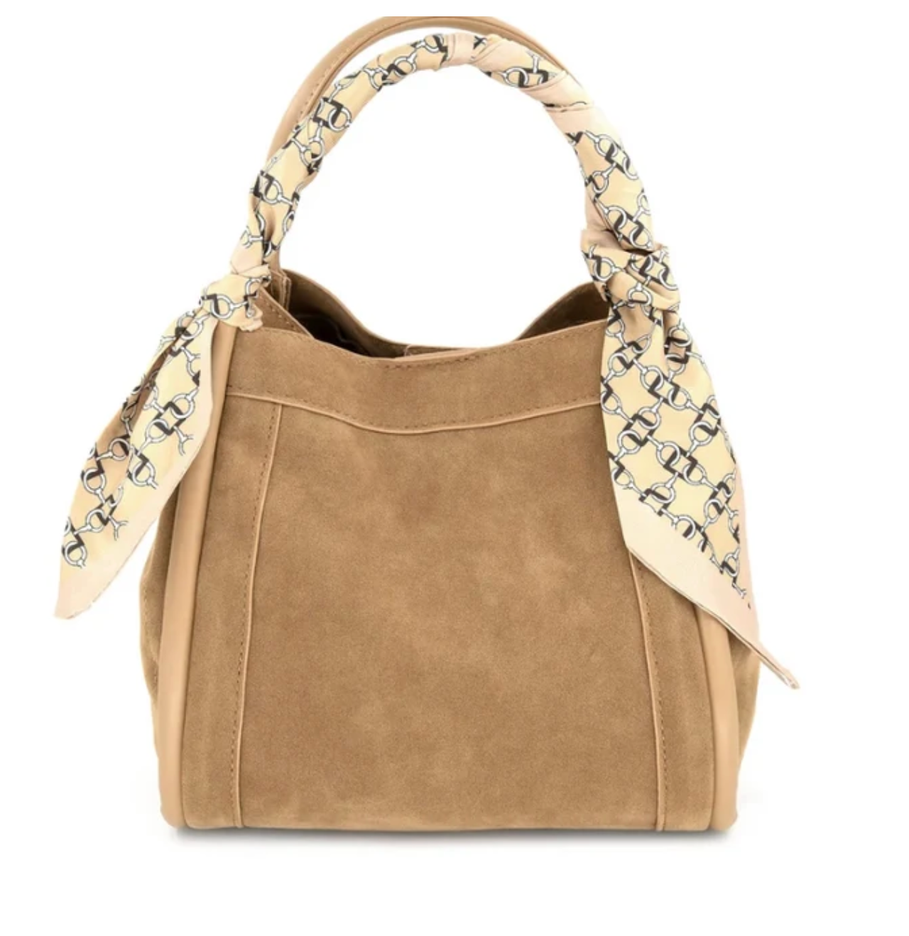 Gianna Suede Bag | Tan