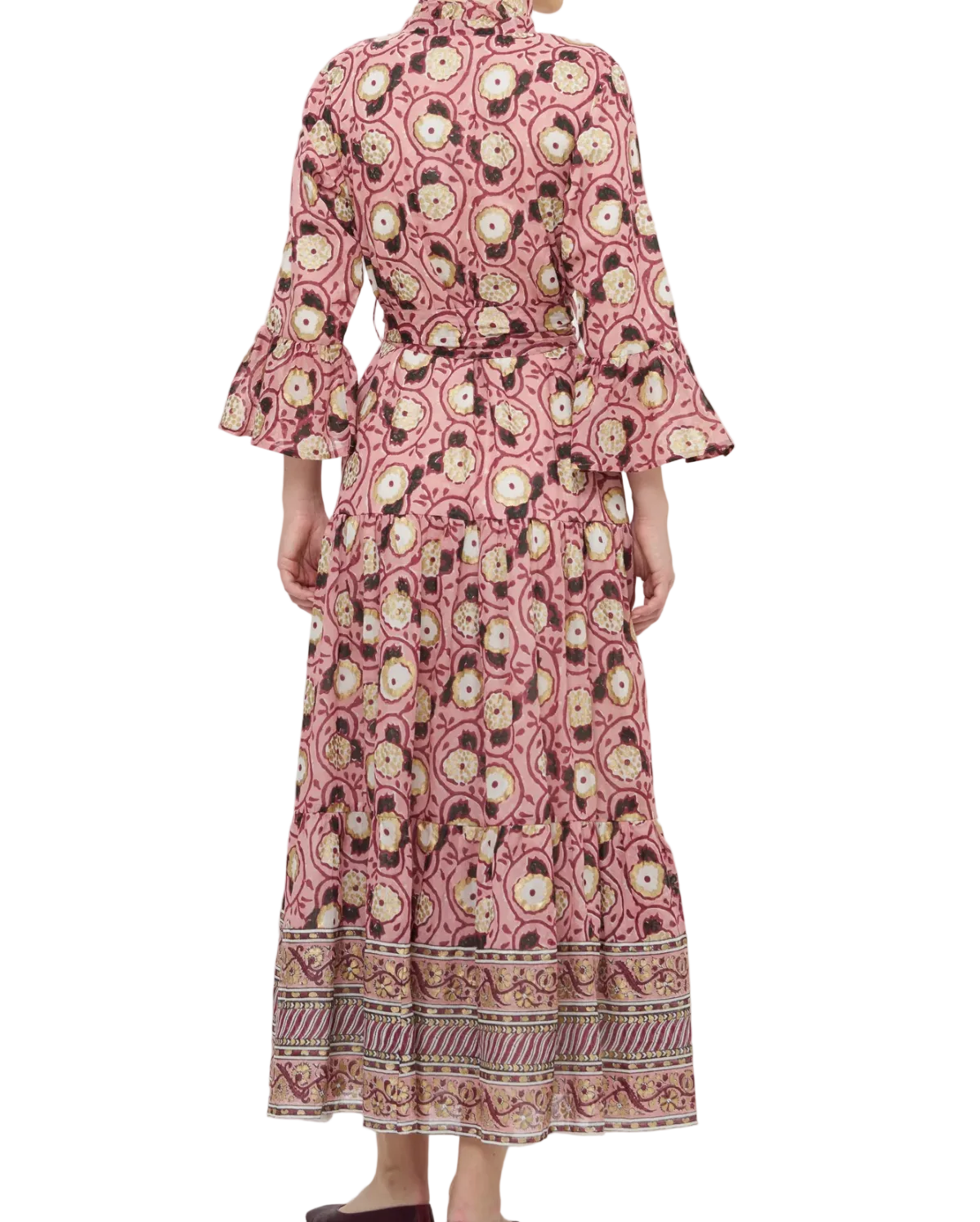Oliphant Ruffle Collar Bell Maxi | Petal