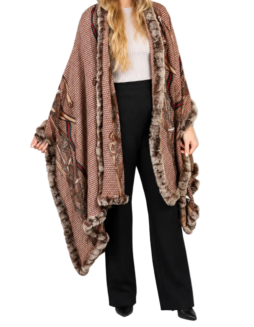 Chain Print Wool Scarf | 2 Colors